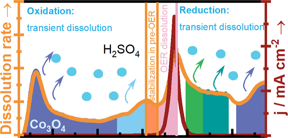 Be aware of transient dissolution processes in Co3O4 acidic oxygen evolution reaction electrocatalysts