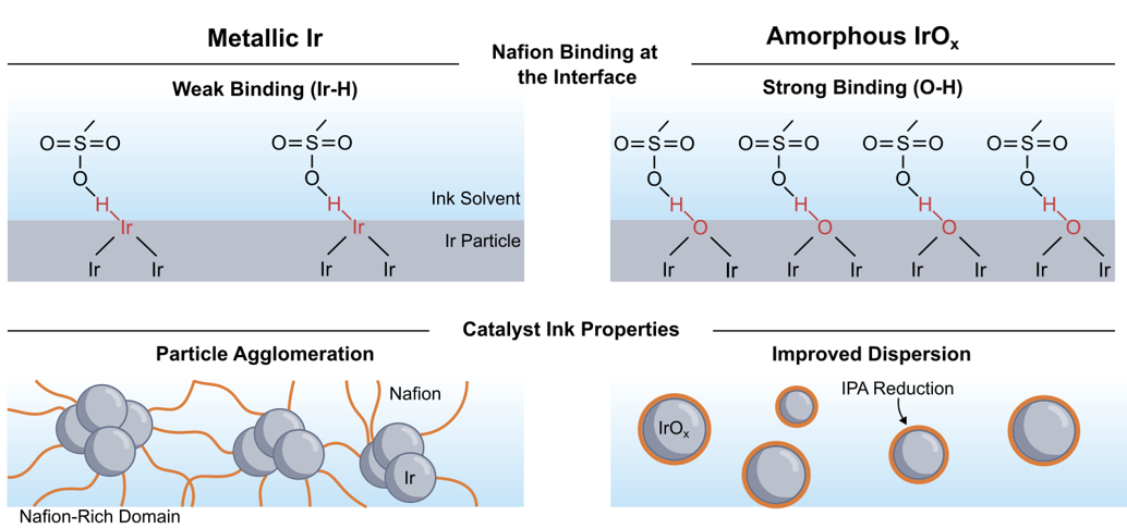 Effects of loading and Nafion content on the activity and stability of iridium oxygen evolution reaction catalysts