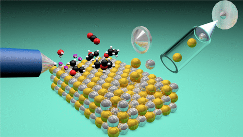 Electrochemical oxidation of isopropanol on bimetallic platinum-ruthenium nanoparticles studied with unique time-resolved product and dissolution analytics