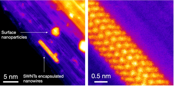 Hydrogen evolution in alkaline medium on intratube and surface decorated PtRu catalyst