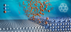 Platinum recycling going green via induced surface potential alteration enabling fast and efficient dissolution